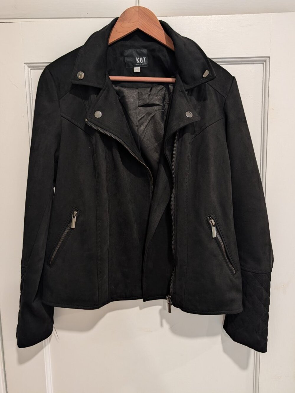 🖤 KUT from the Kloth Black Faux Suede Jacket 🖤